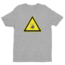 Load image into Gallery viewer, Bike Caution Short Sleeve Fitted T-shirt